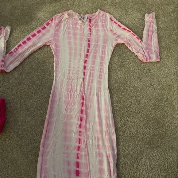 princess polly pink long sleeve dress Bombshell Long Sleeve Mini Dress Pink